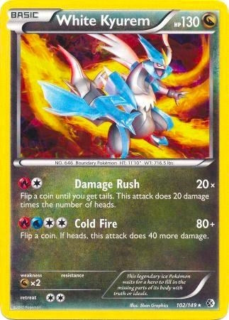 Image for White Kyurem - 102/149 (BW Boundaries Crossed) (102/149) - Pokemon