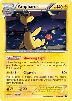 Ampharos - 40/114 (XY Steam Siege) (040/114)