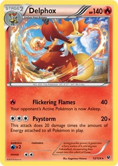 Image for Delphox - 13/124 (XY Fates Collide) (013/124) - Pokemon