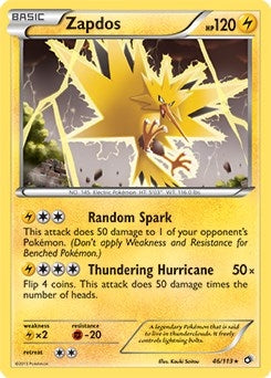 Image for Zapdos - 46/113 (BW Legendary Treasures) (046/113) - Pokemon