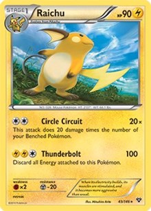 Raichu - 43/146 (Battle Arena Deck Exclusive) (043/146)