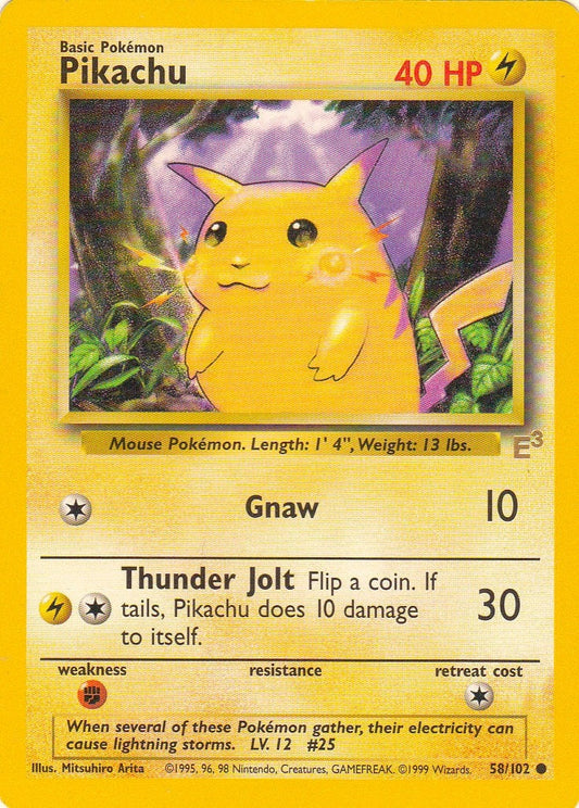Image for Pikachu - 58/102 (E3 Stamped) (058/102) - Pokemon