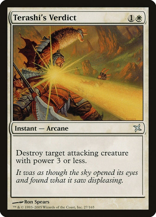 Image for Terashi's Verdict (27) - Magic: The Gathering