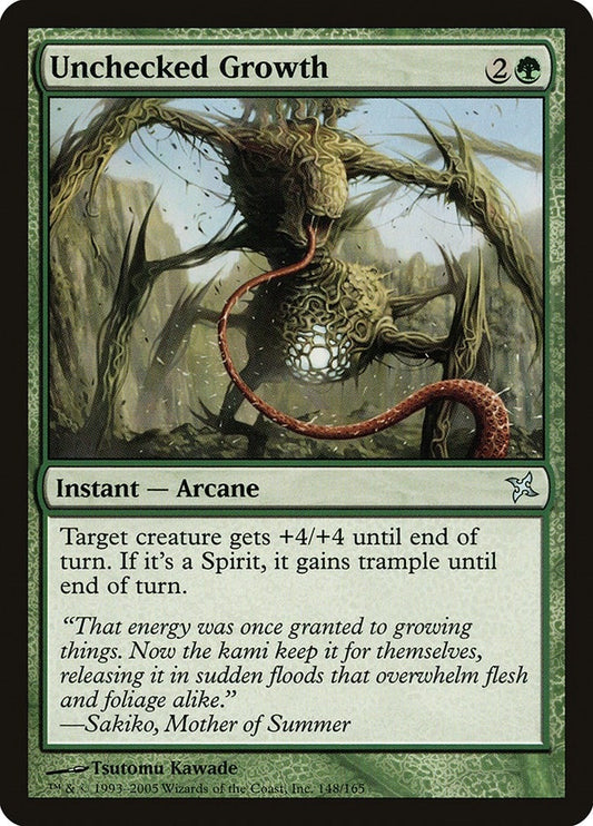 Image for Unchecked Growth (148) - Magic: The Gathering