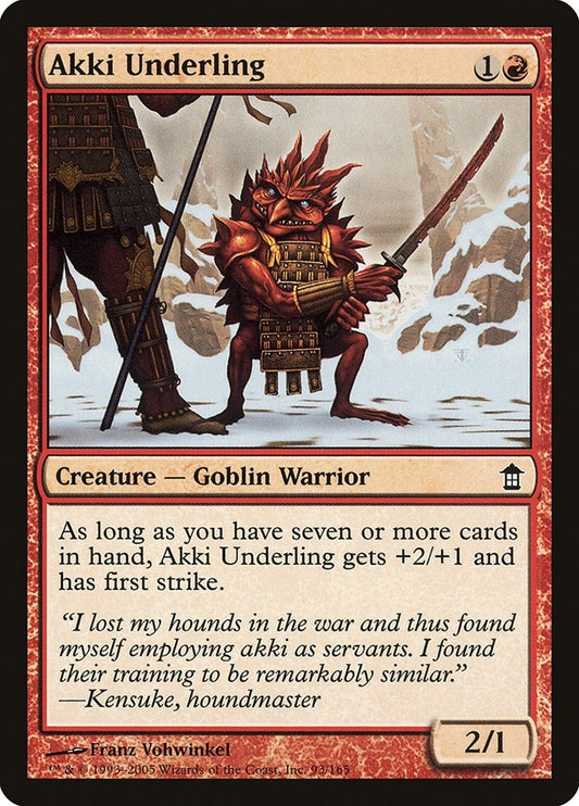 Image for Akki Underling (93) - Magic: The Gathering