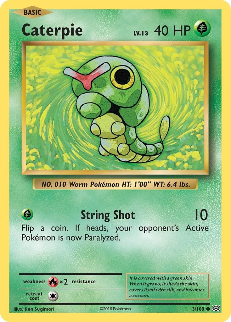 Image for Caterpie (3/108) - Pokemon
