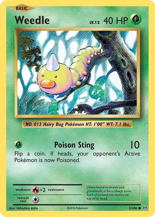 Image for Weedle (5/108) - Pokemon
