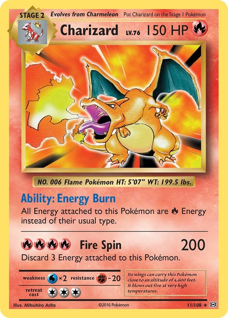 Image for Charizard (11/108) - Pokemon