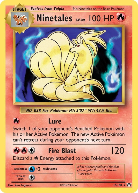 Image for Ninetales (15/108) - Pokemon