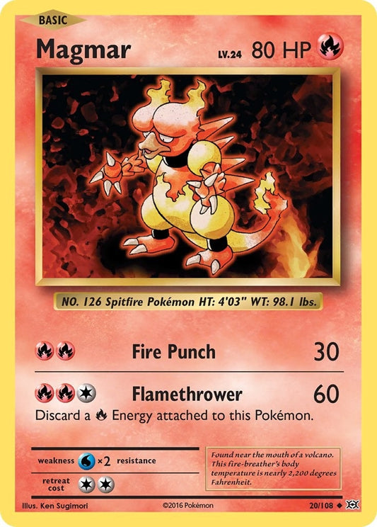 Image for Magmar (20/108) - Pokemon