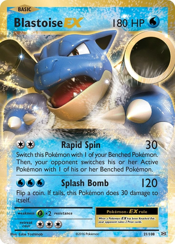 Image for Blastoise EX (21/108) - Pokemon