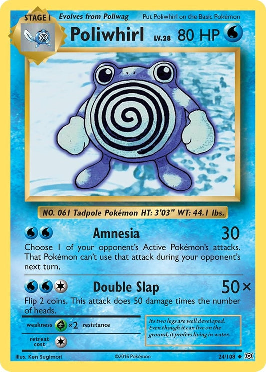 Image for Poliwhirl (24/108) - Pokemon