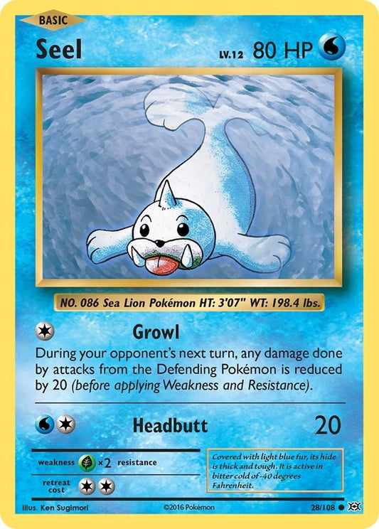 Image for Seel (28/108) - Pokemon