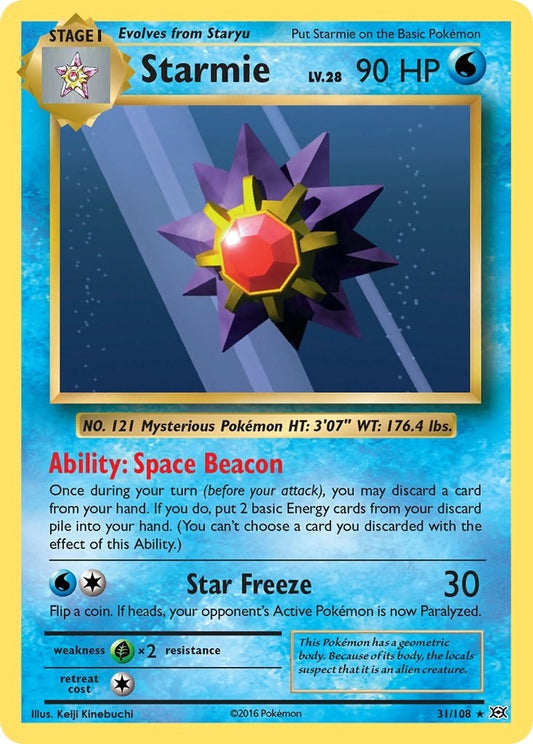 Image for Starmie (31/108) - Pokemon
