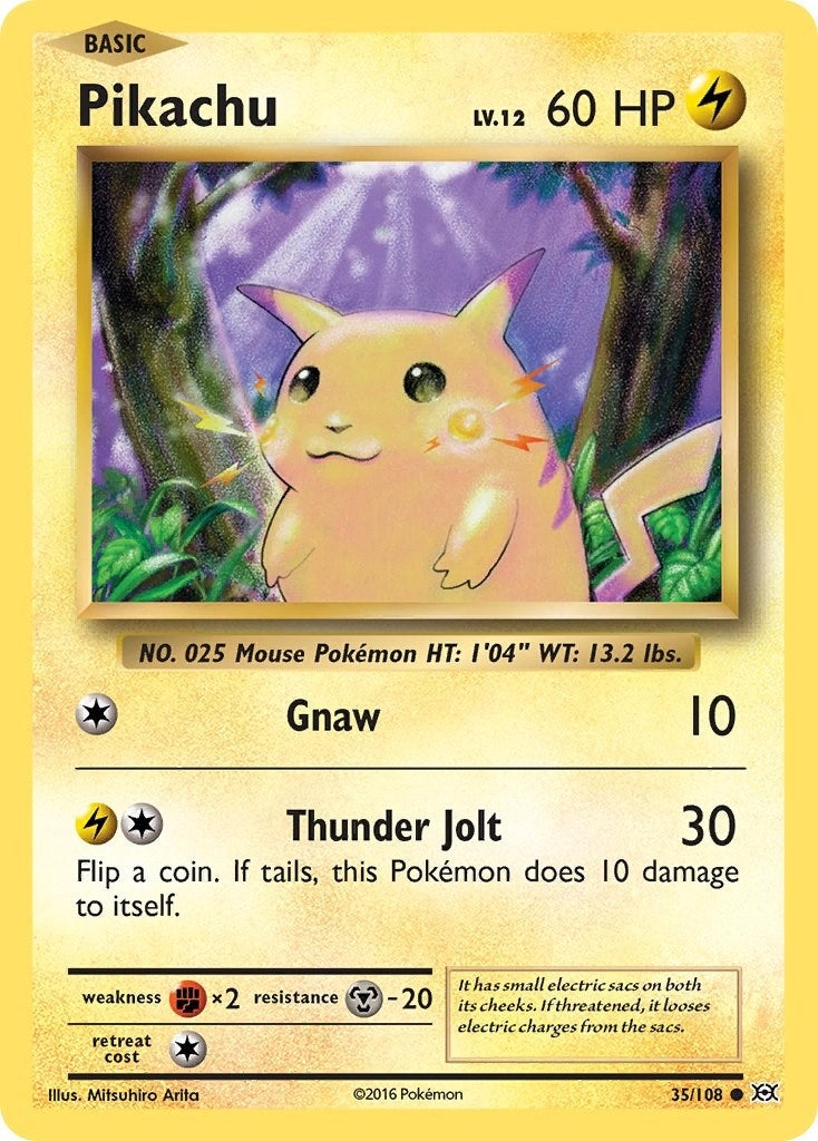 Image for Pikachu (35/108) - Pokemon