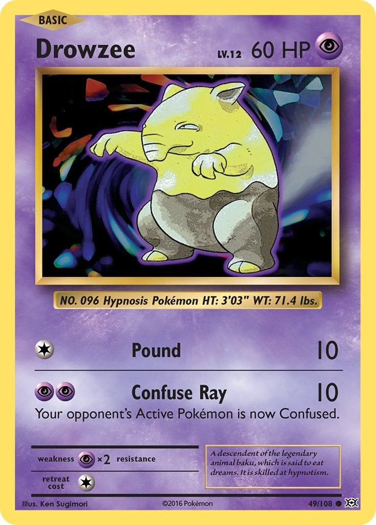Image for Drowzee (49/108) - Pokemon