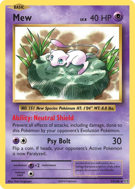 Image for Mew (53/108) - Pokemon