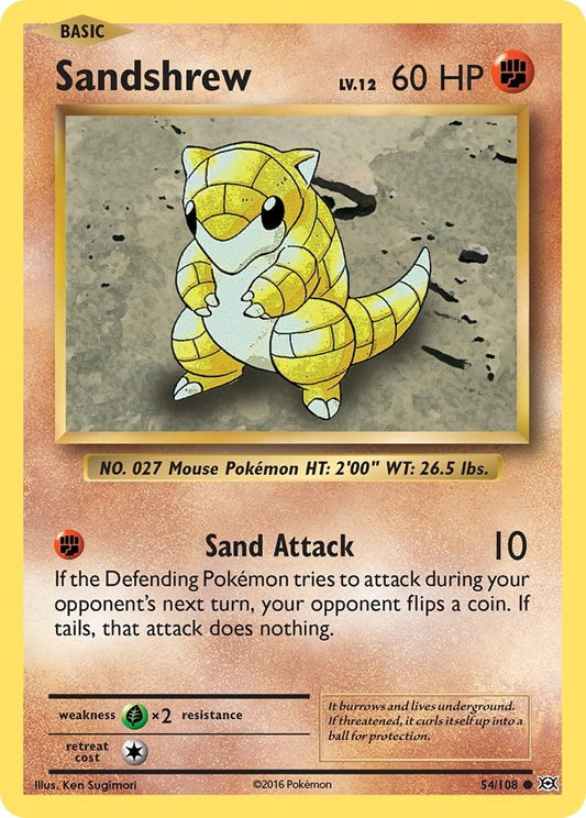 Image for Sandshrew (54/108) - Pokemon