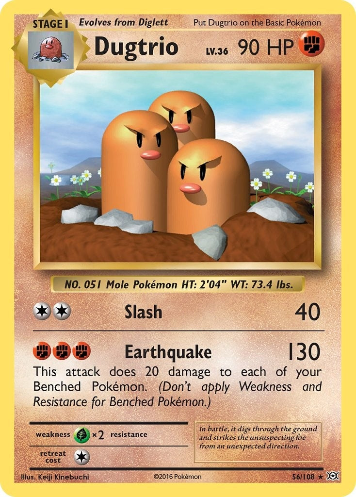 Image for Dugtrio (56/108) - Pokemon