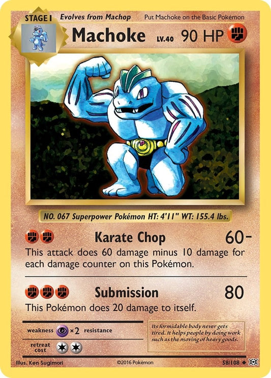 Image for Machoke (58/108) - Pokemon