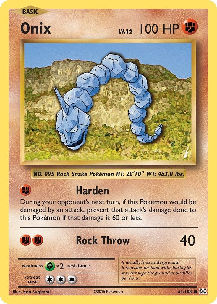Image for Onix (61/108) - Pokemon