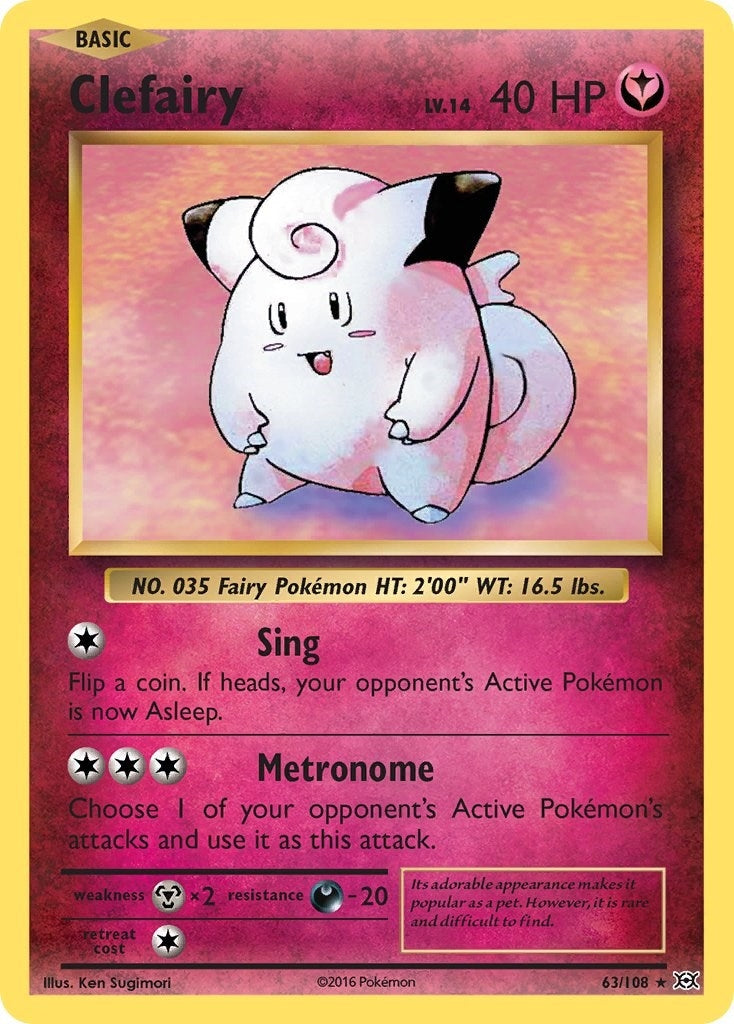 Image for Clefairy (63/108) - Pokemon