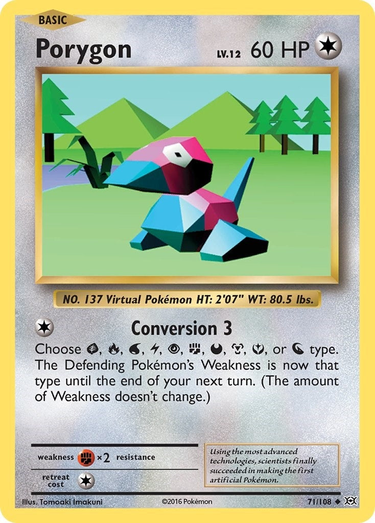 Image for Porygon (71/108) - Pokemon