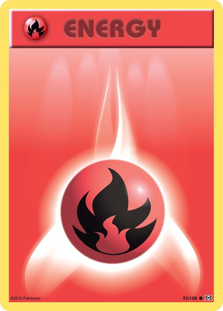Image for Fire Energy (92/108) - Pokemon