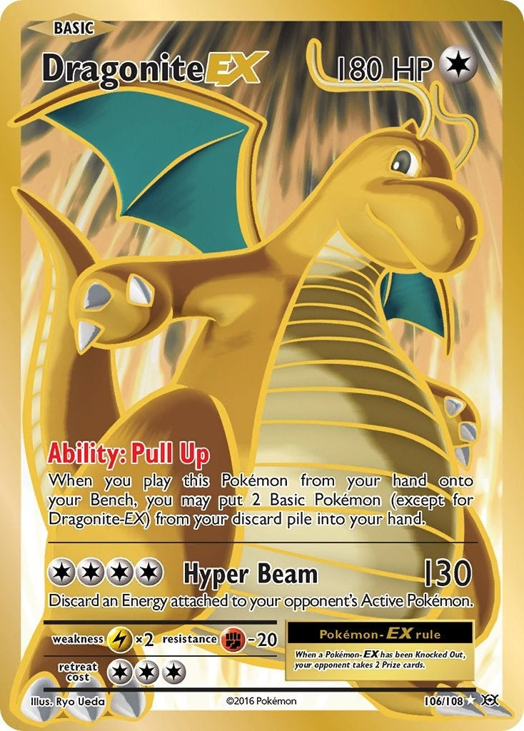 Image for Dragonite EX (Full Art) (106/108) - Pokemon