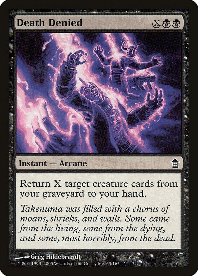 Image for Death Denied (63) - Magic: The Gathering