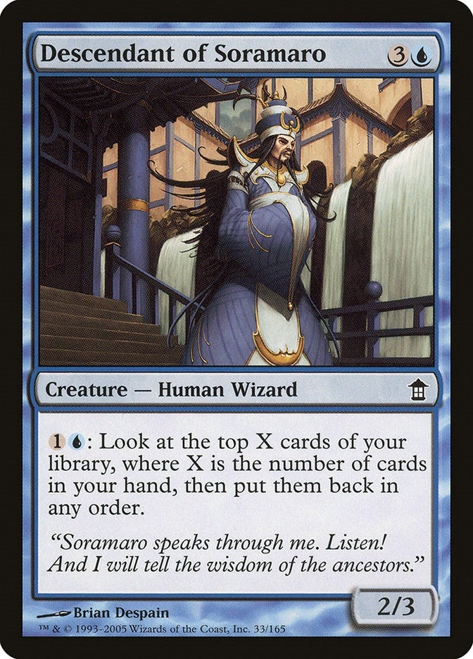 Image for Descendant of Soramaro (33) - Magic: The Gathering