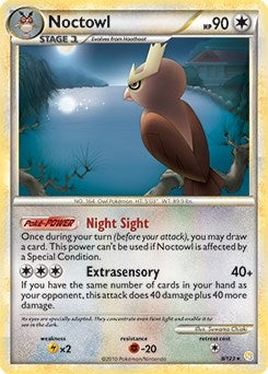 Image for Noctowl - 8/123 (HeartGold & SoulSilver) (008/123) - Pokemon