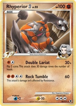 Image for Rhyperior E4 - 32/111 (DPPt Rising Rivals) (032/111) - Pokemon