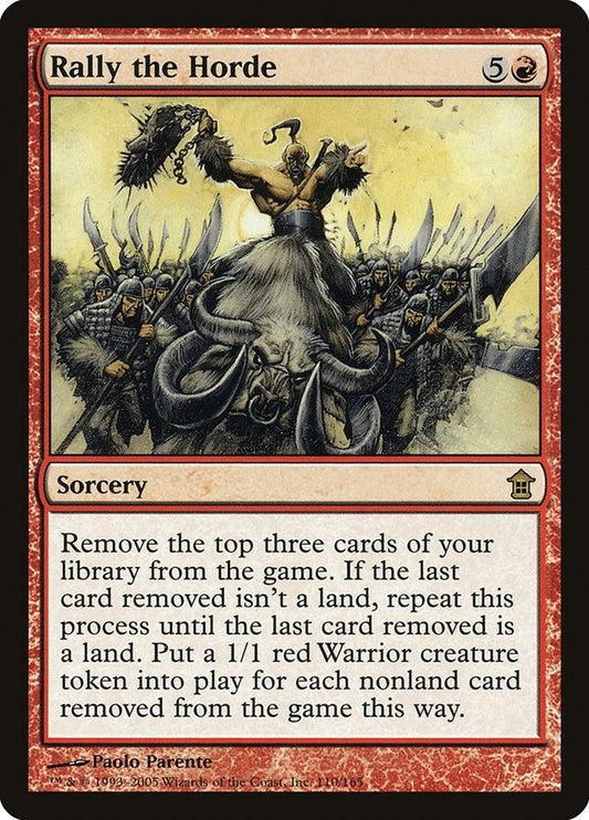 Image for Rally the Horde (110) - Magic: The Gathering
