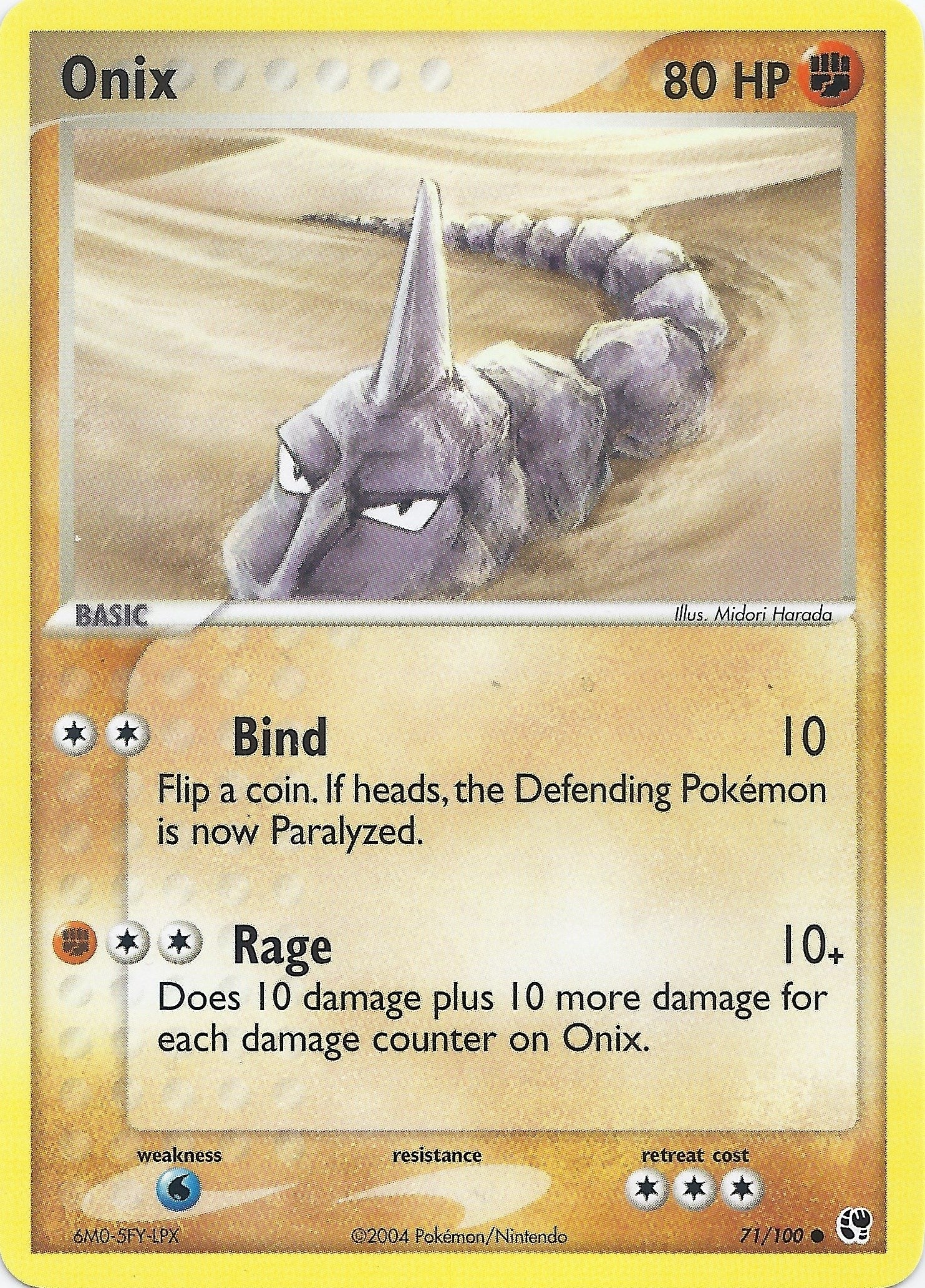 Image for Onix (71) - Pokemon
