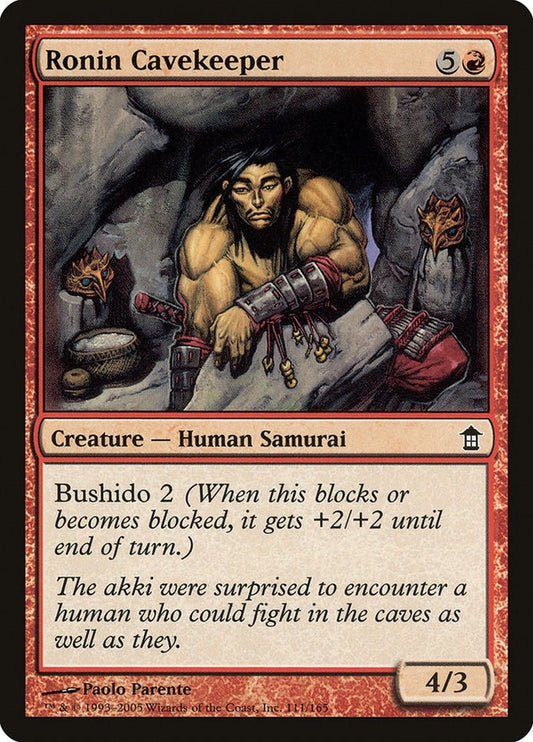 Image for Ronin Cavekeeper (111) - Magic: The Gathering