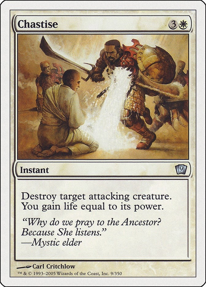Image for Chastise (9) - Magic: The Gathering