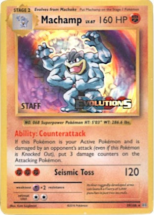 Image for Machamp - 59/108 (Prerelease) [Staff] (59/108) - Pokemon