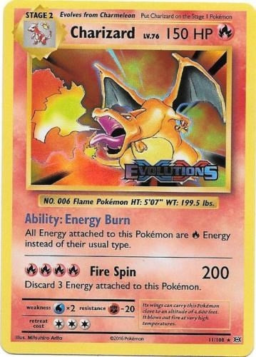 Image for Charizard (XY Evolutions Prerelease) (11/108) - Pokemon