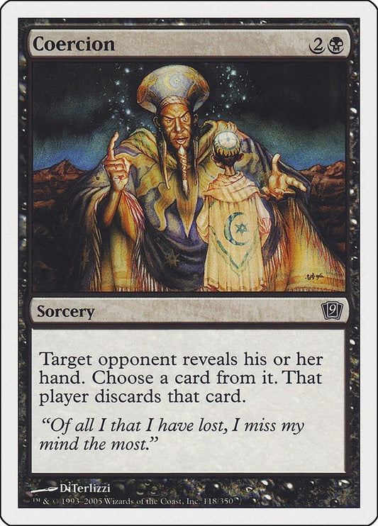 Image for Coercion (118) - Magic: The Gathering