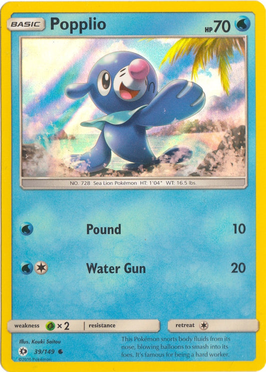 Image for Popplio - 39/149 (Water Web Holo) (039/149) - Pokemon