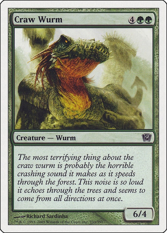 Image for Craw Wurm (233) - Magic: The Gathering