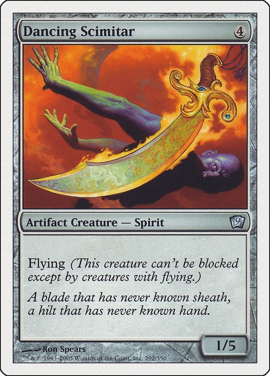 Image for Dancing Scimitar (292) - Magic: The Gathering