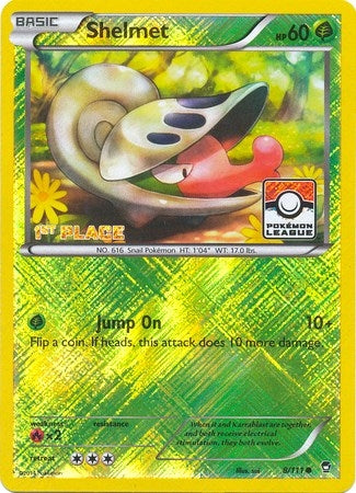 Image for Shelmet - 8/111 (Pokemon League) [1st Place] (008/111) - Pokemon