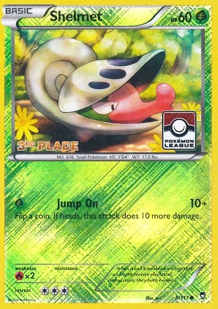 Image for Shelmet - 8/111 (Pokemon League) [3rd Place] (008/111) - Pokemon