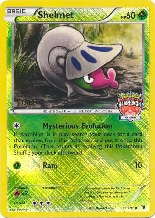 Image for Shelmet 11/101 (Championship Series) [Staff] (011/101) - Pokemon