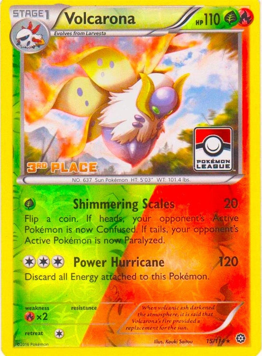 Image for Volcarona - 15/114 (Pokemon League) [3rd Place] (015/114) - Pokemon