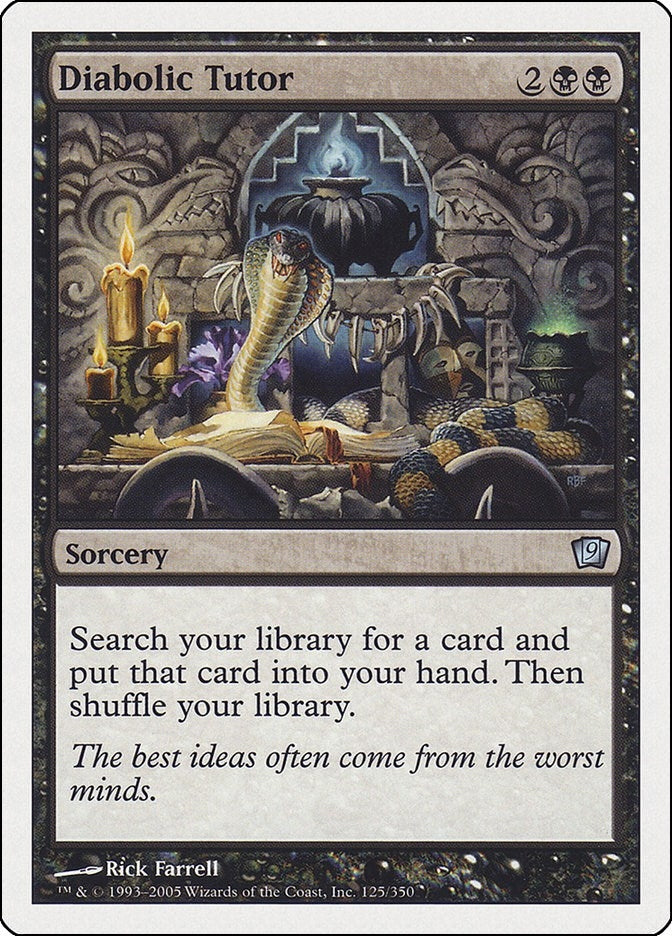 Image for Diabolic Tutor (125) - Magic: The Gathering