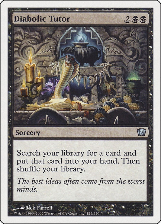 Image for Diabolic Tutor (125) - Magic: The Gathering