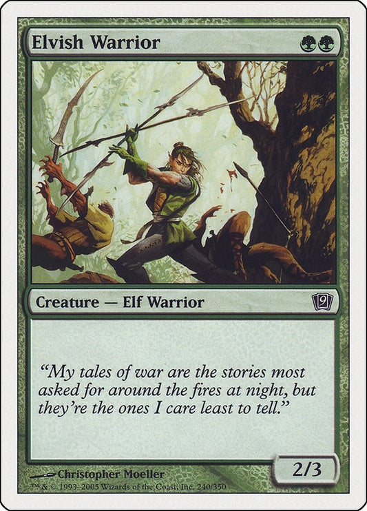 Image for Elvish Warrior (240) - Magic: The Gathering